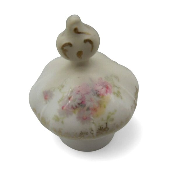 Antique RS PRUSSIA Porcelain Chocolate Pot Pink Floral & Gold Trim 8.6" - Picture 11 of 14